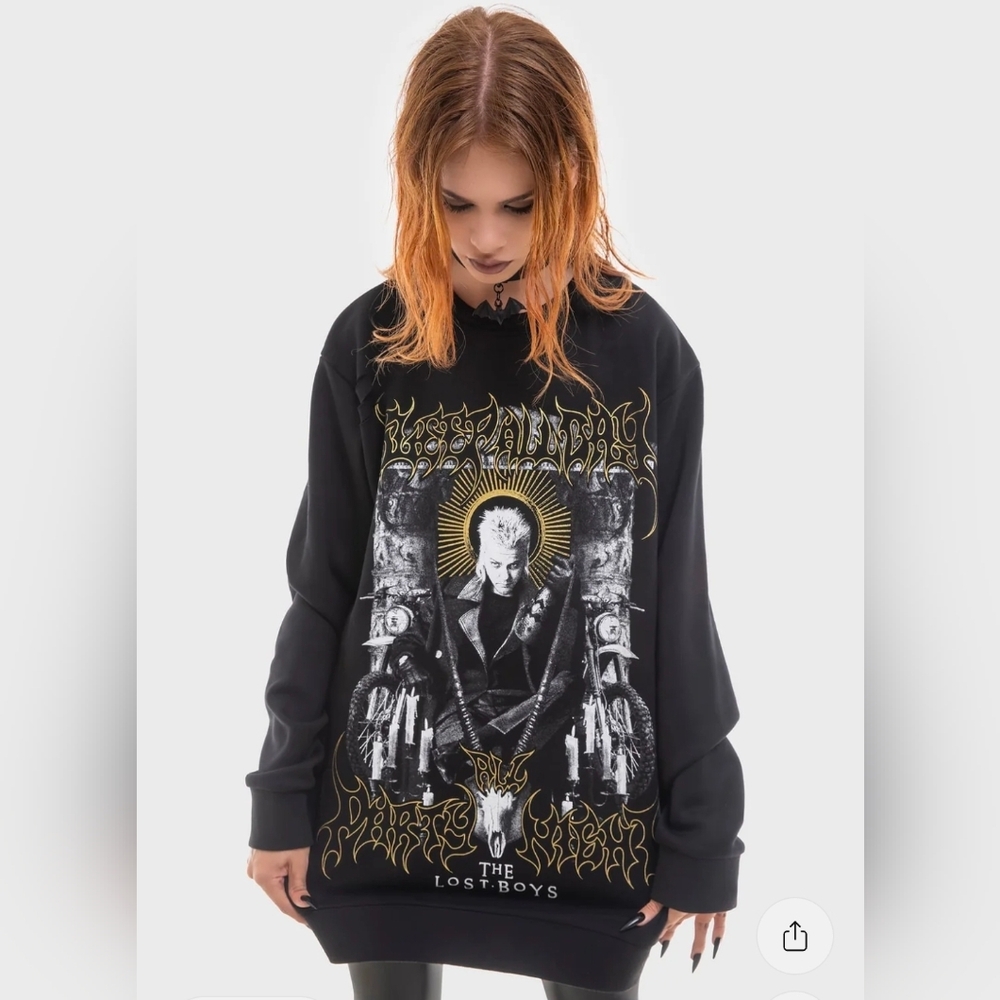 Killstar Sleep All Day Sweatshirt